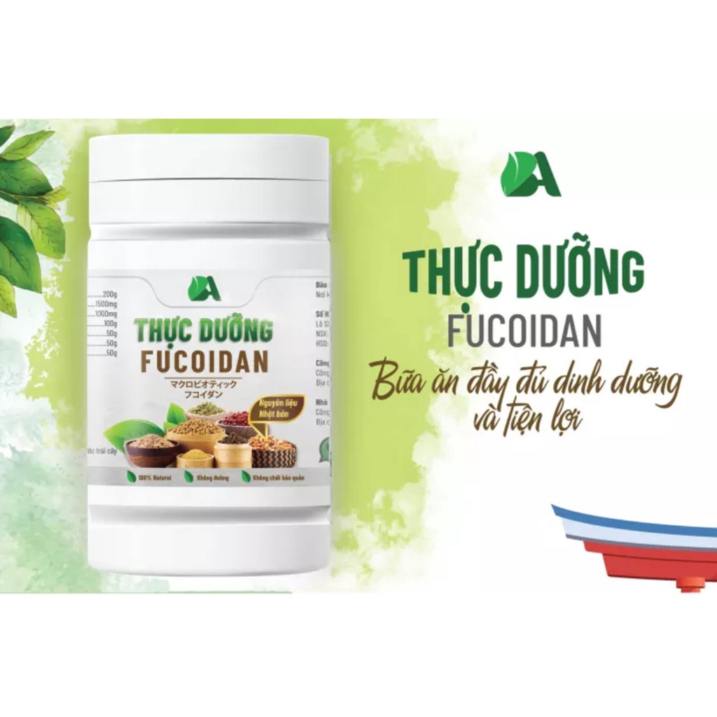 SỮA HẠT THỰC DƯỠNG FUCOIDAN CHO NGƯỜI ĂN KIÊNG, GIẢM CÂN