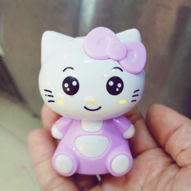 Bộ 4 con mèo Hellokitty dễ thương trang trí bánh kem