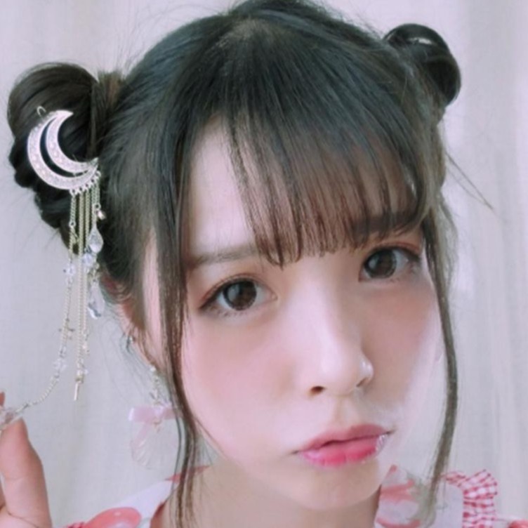 Kẹp tóc mặt trăng moon tua rua đính đá phong cách cổ điển cổ trang xinh xắn dễ thương