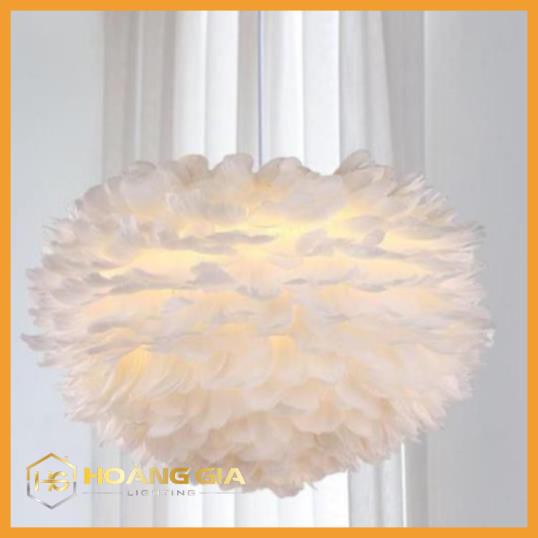Đèn Decor - Đèn Chùm Phòng Khách-Đèn Lông Vũ Bắc ÂU Decor Lighting TN329- Tặng Kèm Bóng LED