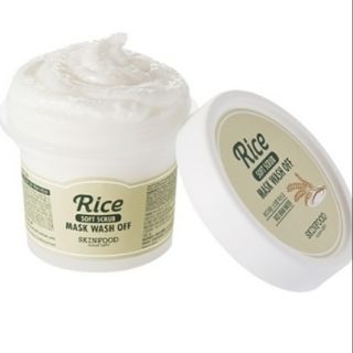 Mặt nạ tẩy da chết skinfood rice mask wash off 100g