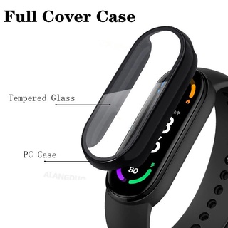 [Mi band 7/6/5/4/3] Ốp PC + kính bảo vệ toàn diện cho màn hình Xiaomi Mi Band 7 6 5 4 3