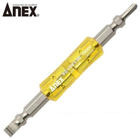 Mũi vít cách điện loại 2 đầu 1000V AZM-2698 Anex - QHATOKU12