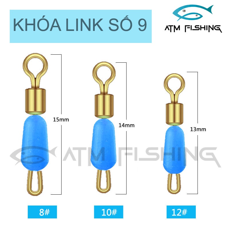 Khóa Link Số 9 Mà Ní Câu Đài Chất Liệu Thép Không Gỉ