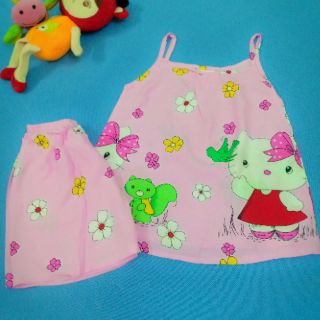 Bộ lanh (tôn) 2 dây bé gái hình thật