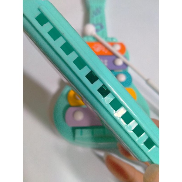 Combo 1 đàn xylophone 5 thanh, 1 kèn harmonica cho bé cảm thụ âm nhạc