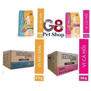 9kg( 6 gói 1,5 kg) - Minino Yum - Thức ăn cho mèo mọi lứa tuổi