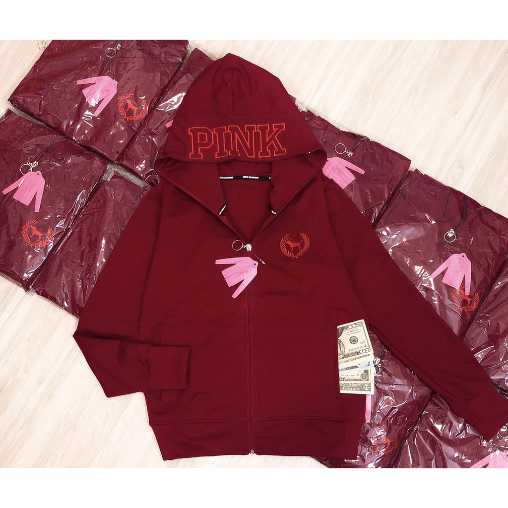 Aó khoác pink 6 túi