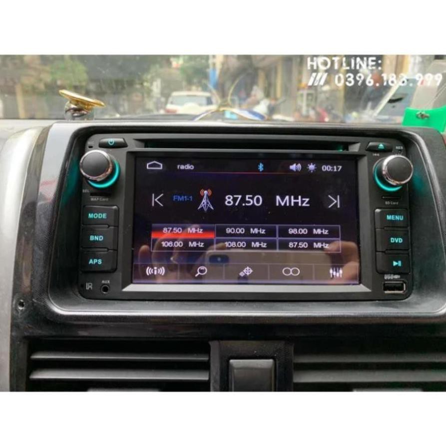 [Giảm giá]  Đầu DVD GPS dẫn đường lắp chung Toyota (Vios, innova, fortuner, Altisl, yaris..) tặng thẻ GPS l