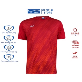 Áo bóng đá Grand Sport 11559 màu đỏ chất liệu thun co giãn thoáng mát CHÍNH HÃNG siêu nhẹ bay hơi nhanh