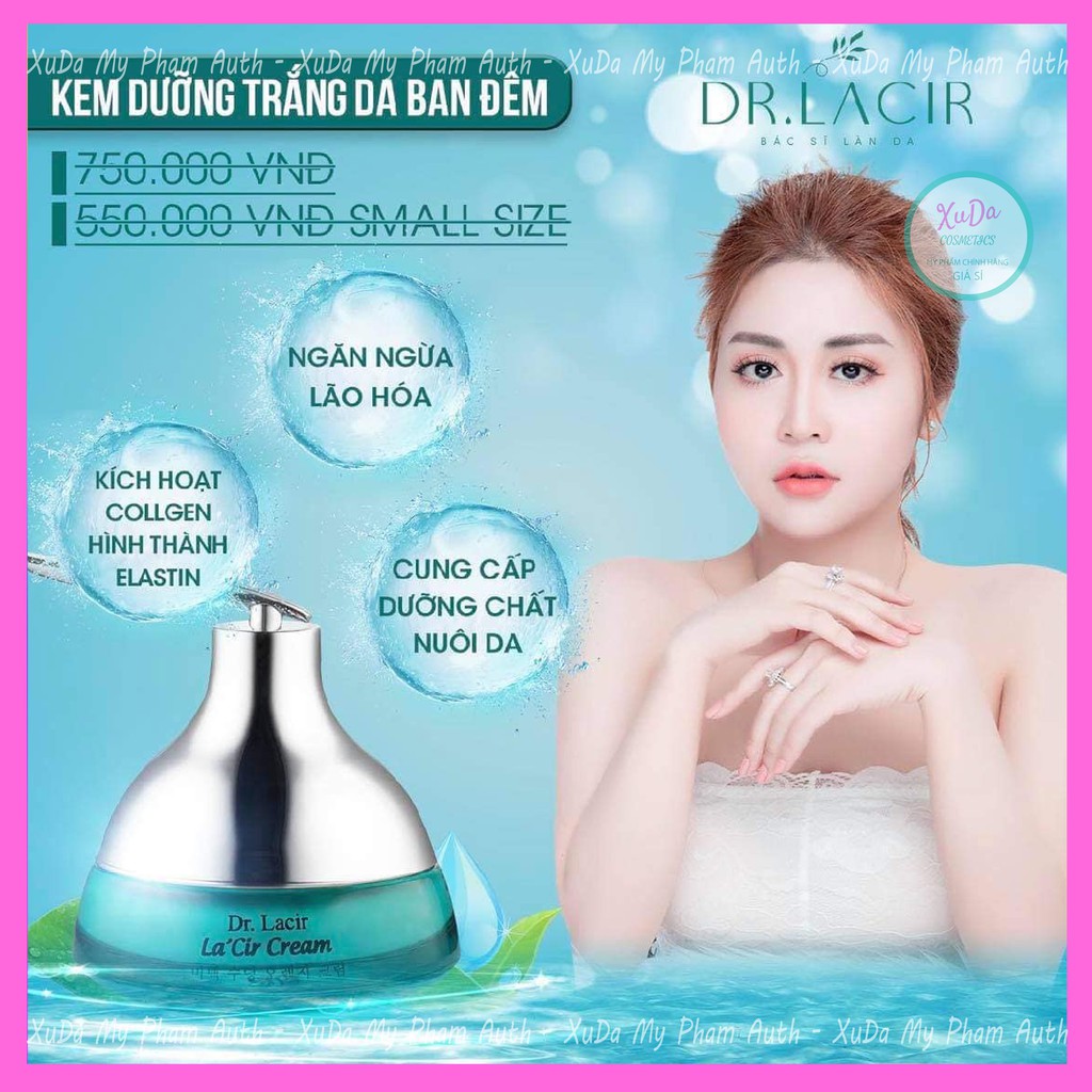 Kem Dưỡng Trắng Da Dr.Lacir Kem Dưỡng Trắng Da Ban Ngày Cool Cream Kem Dưỡng Trắng Da Ban Đêm Lacir | BigBuy360 - bigbuy360.vn