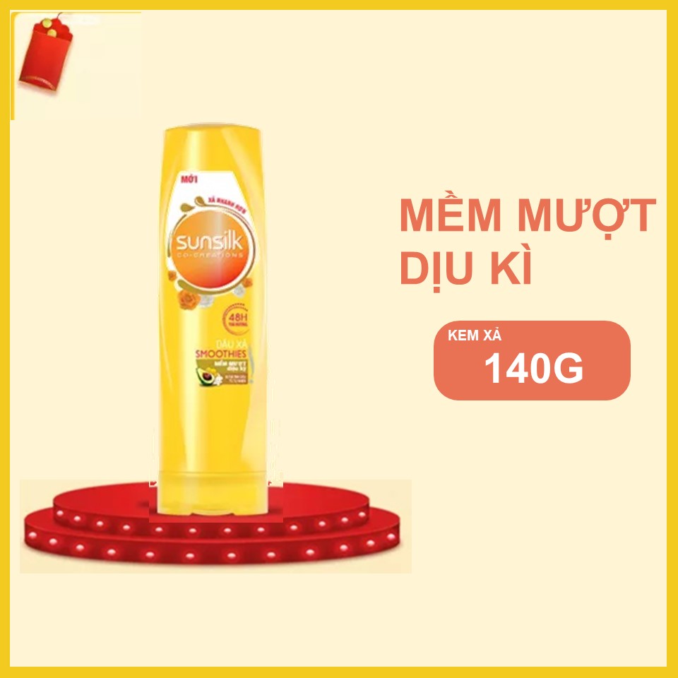 Dầu xả Sunsilk Mềm mượt diệu kỳ (Vàng) 140g