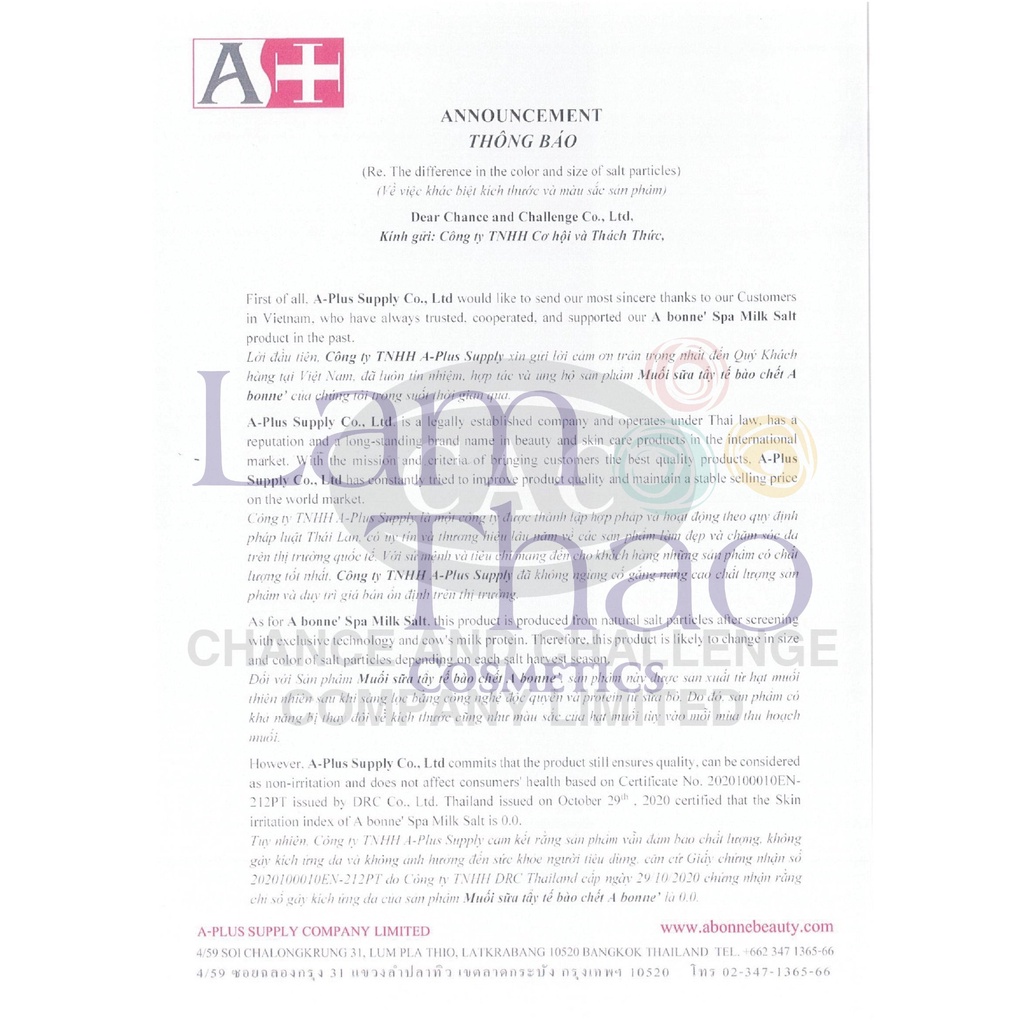 [ Mẫu Mới ] Muối Tắm Tẩy Tế Bào Chết Sữa Bò A Bonne Spa Milk Salt [ Lam Thảo Cosmetics - Sản Phẩm Chính Hãng ]
