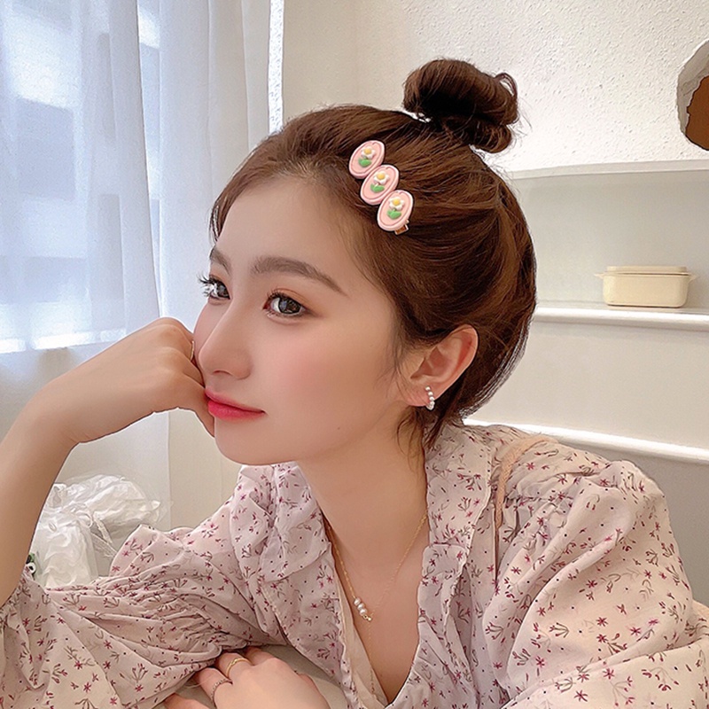 Kẹp Tóc Đính Ngọc Trai Dễ Thương Dành Cho Nữ
