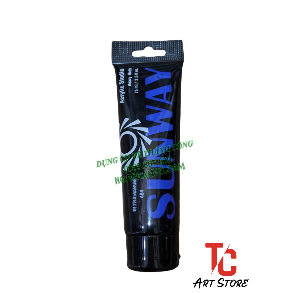 Màu Acrylic Tuýp 120ml SUNWAY (Thương hiệu ĐÀI LOAN)