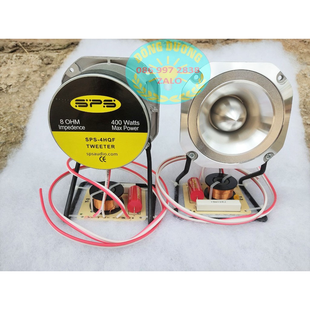 TRỌN BỘ LOA TĂNG TRÉP SPS CÔNG SUẤT LỚN - GIÁ 1 CẶP - GẮN TRỰC TIẾP AMPLI