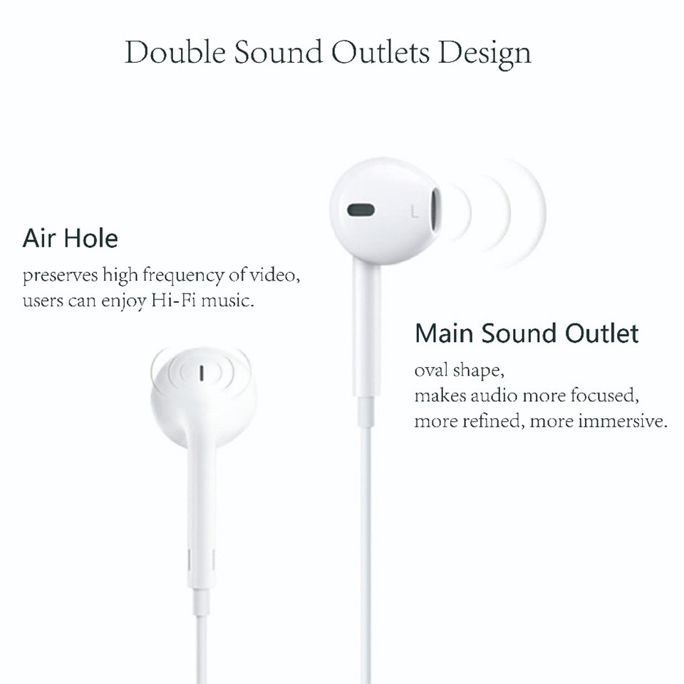 Tai Nghe Nhét Tai Jack 3.5mm Âm Thanh Siêu Trầm Có Micro Và Cổng lightning type c Cho iphone / ipad android