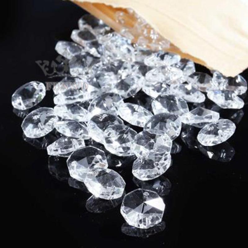 Set 200 Quả Cầu Pha Lê Trong Suốt Trang Trí Nhà Cửa
