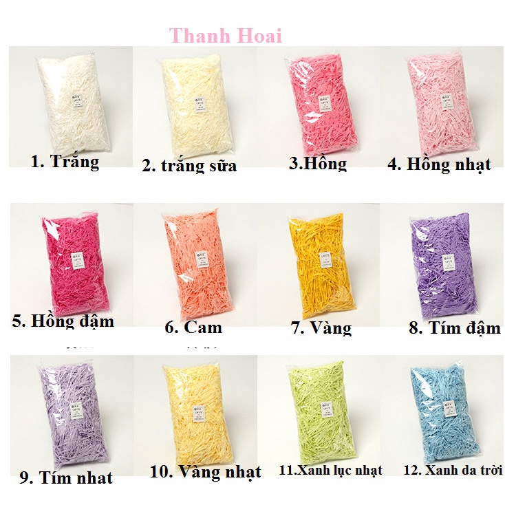 Giấy rơm lót hộp quà