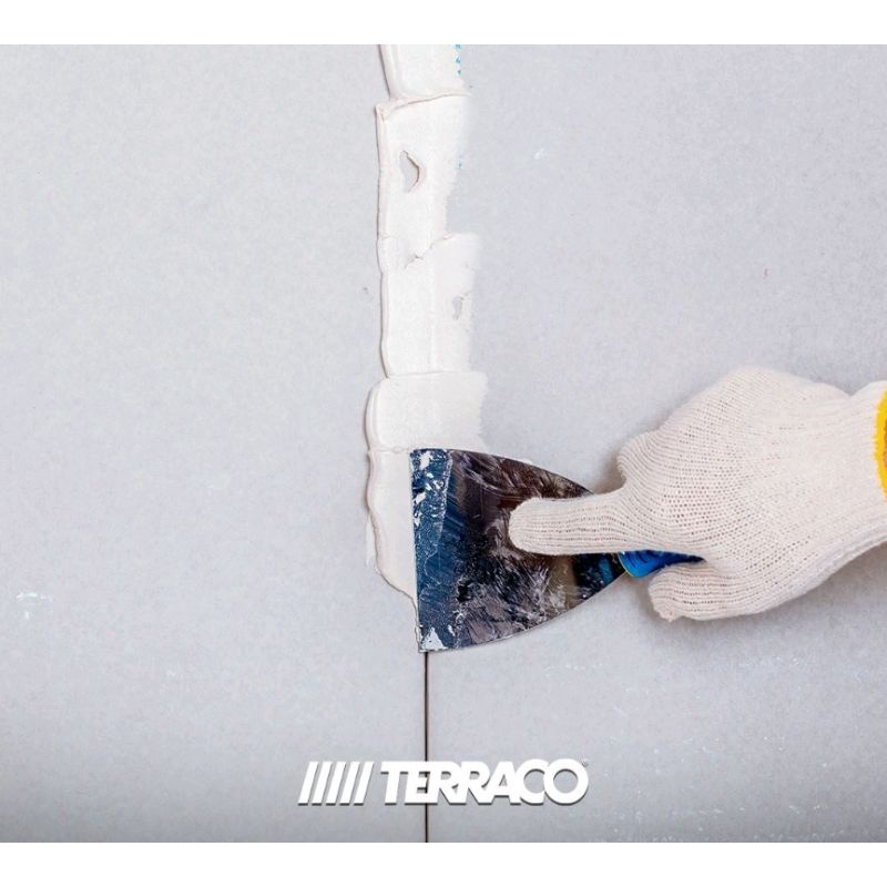 Keo trám mối nối thạch cao, bê tông, chịu thời tiết, sơn được - Terraco-1kg
