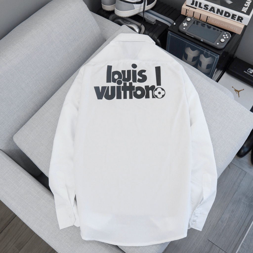 ÁO SƠ MI NAM HẠO TIÊT LVI ĐẸP SANG CÁ TÍNH THỜI TRANG SÀNH ĐIỆU CHẤT LIỆU LỤA CAO CẤP CO GIẢN COA HAI MÀU ĐEN TRẮNG VALE