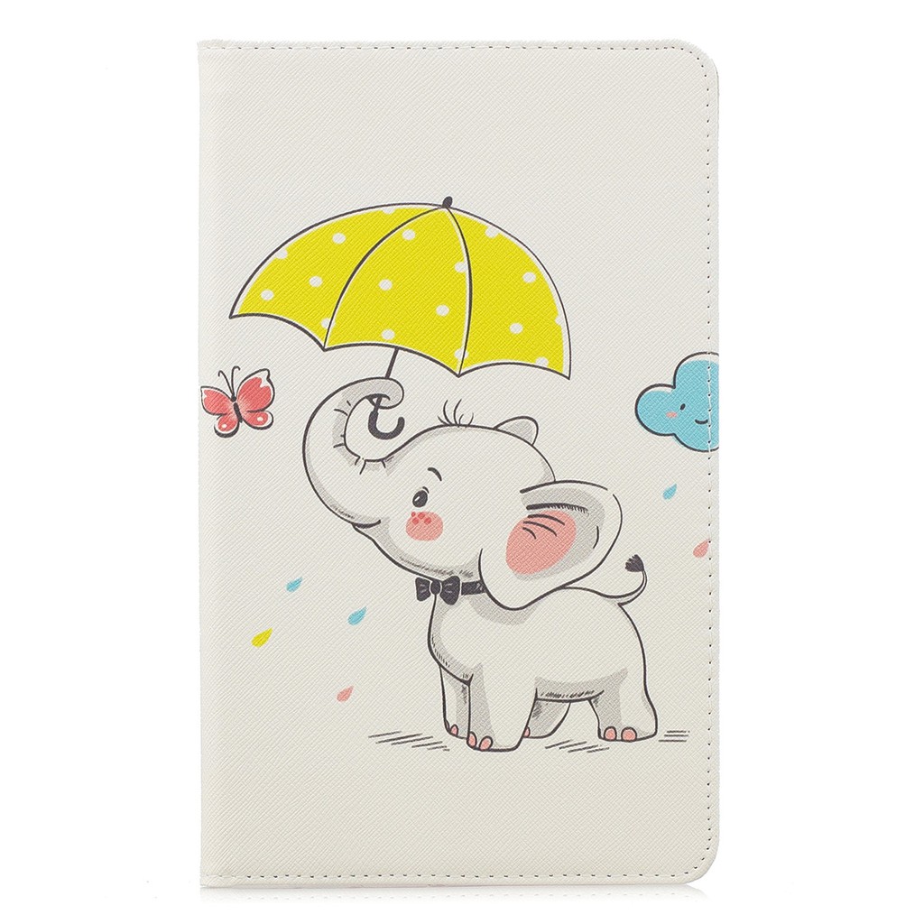 Bao Da Nắp Gập In Hình Dễ Thương Cho Samsung Galaxy Tab A 8 Inch 2019 P200 P205 Sm-P200