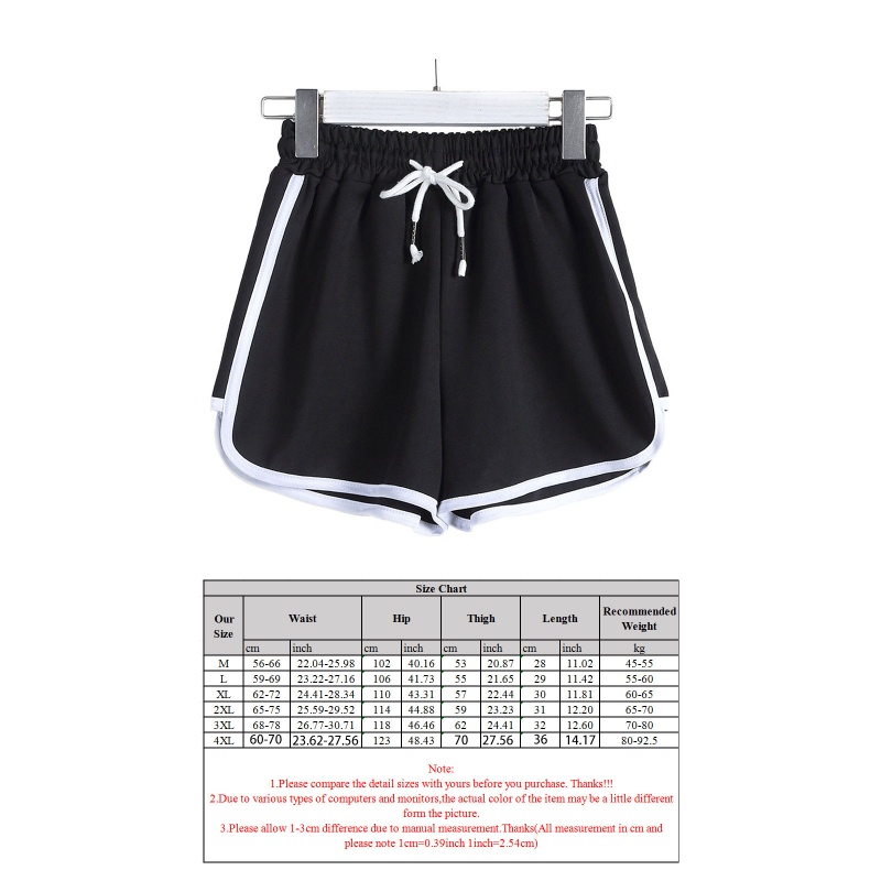 Quần Short Thể Thao Lưng Thun Rút Dây Size Lớn Thời Trang Mùa Hè Cho Nữ