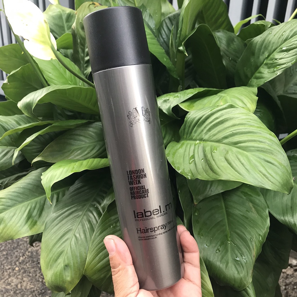 Keo xịt giữ dáng tóc, tạo lớp tóc linh hoạt Label.m Hairspray 300ml