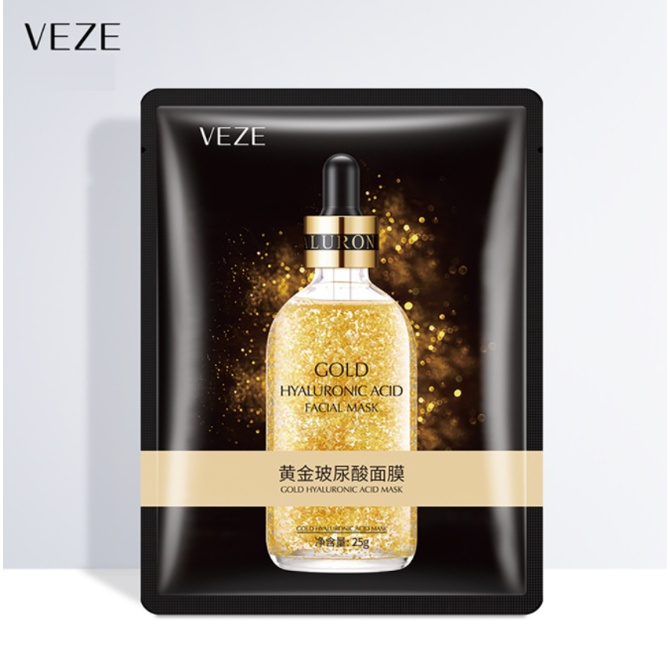 Mặt nạ tinh chất vàng 24K Pure Gold Venzen dưỡng trắng, cấp ẩm, tăng đàn hồi cho da | BigBuy360 - bigbuy360.vn