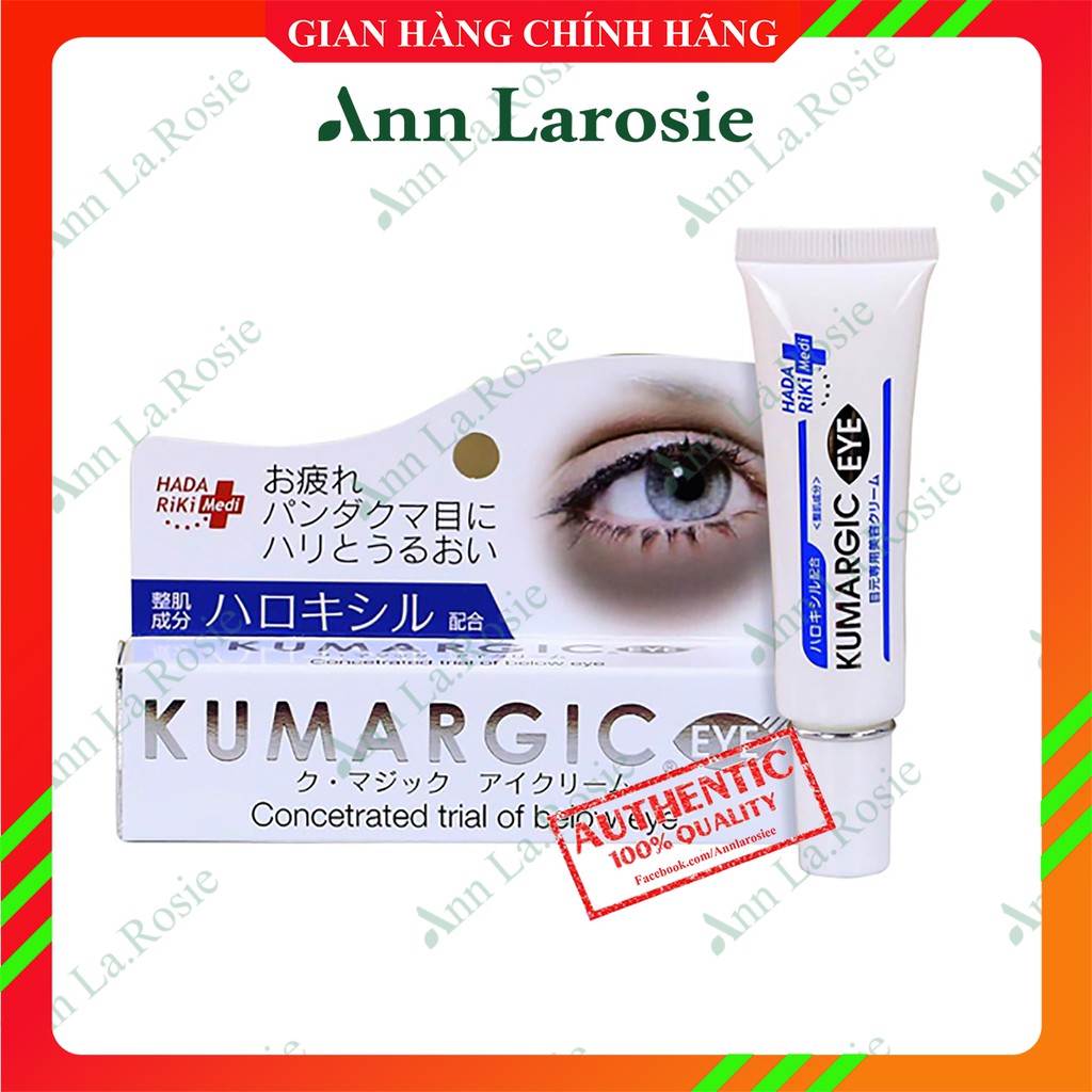 Kem xoá thâm quầng mắt Kumargic Eye Cream Nhật Bản 20g