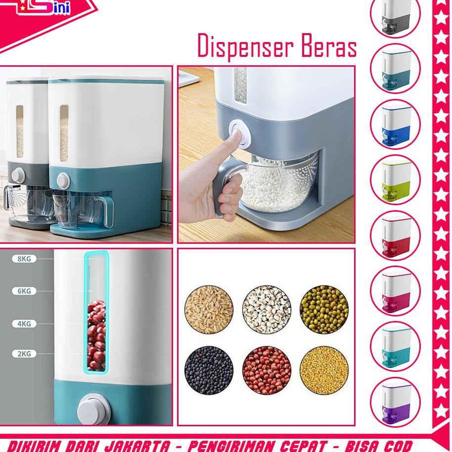 Hộp Đựng Gạo Tự Động Dung Tích 12l Tiện Lợi | BigBuy360 - bigbuy360.vn