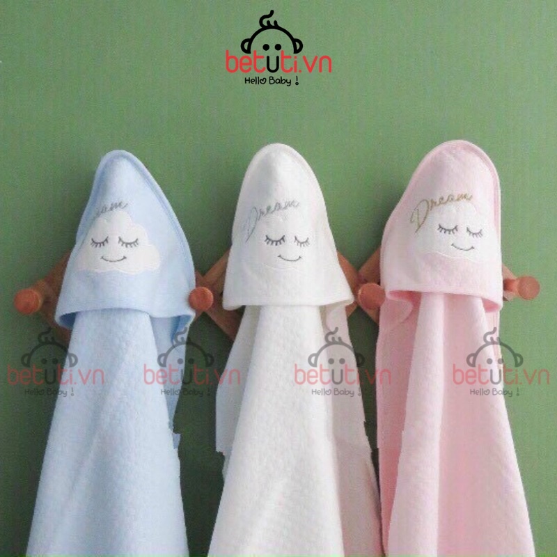 Chăn ủ sơ sinh Bebe confort hình mây cho bé sơ sinh kích thước 80cm x 80cm Betuti