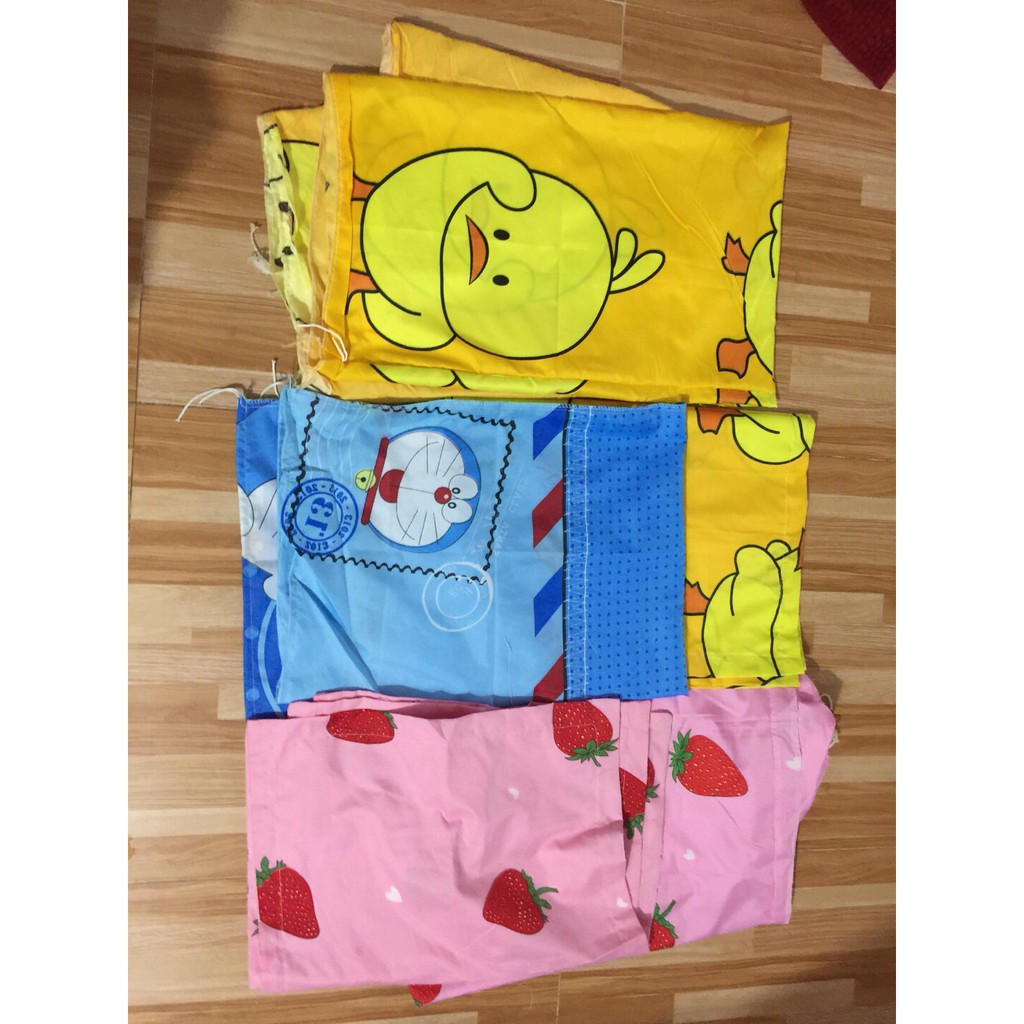 Gối ôm trẻ em cute vải cotton ruột bông xịn mềm mại, gối ôm cho bé loại bông đẹp