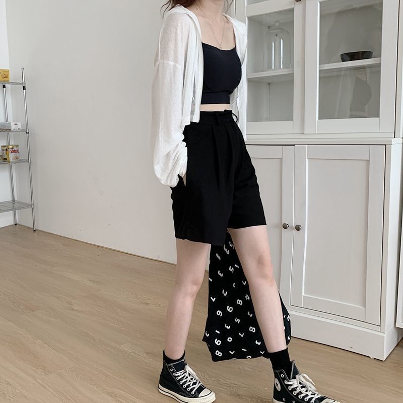 Áo Khoác Nữ Có Nón và Dây Kéo Aimeehouse Áo Cardigan Mỏng Thoáng Mát Thời Trang Mùa Hè Mới