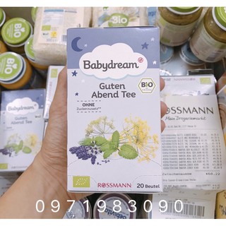 Trà hữu cơ BabyDream Đức giúp bé ngủ ngon ( date 2023)