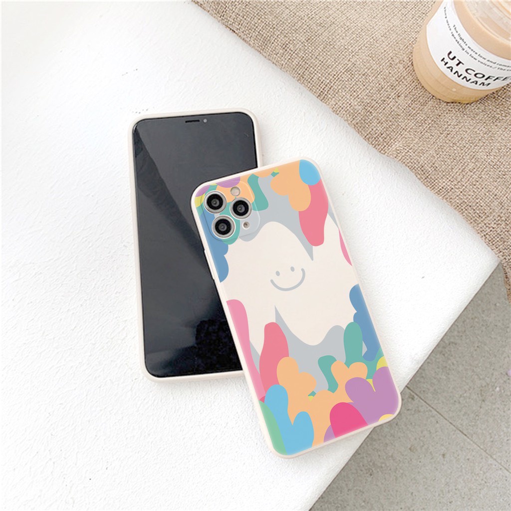 Ốp lưng BVC cạnh vuông giả 14 mặt cười 5 6 5s/6/6plus/6s/6splus/7/7plus/8/8plus/x/xr/xs/11/12/pro/promax/13/14Promax