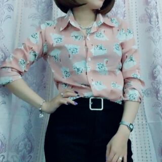 Sơmi lụa 3d cao cấp