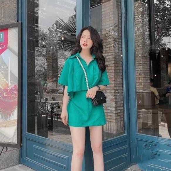 Set đồ nữ cá tính, set váy bộ đi chơi sang chảnh mùa hè đẹp 8A00131 JKR