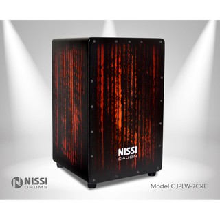 TRỐNG CAJON NISSI CJMDF-7CRE (ĐỎ ĐEN)