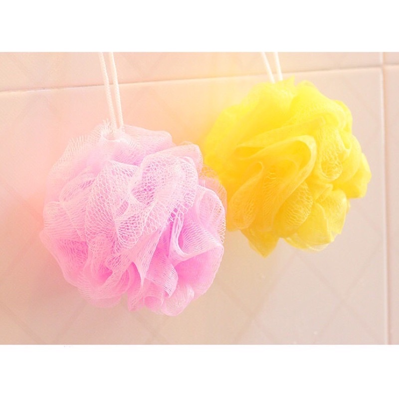 Bông tắm lưới dễ thương