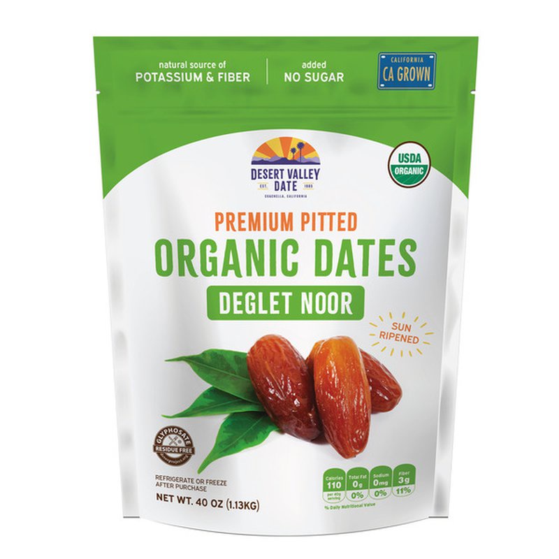 Chà là hữu cơ Desert Valley Organic Deglet Noor Dates 1.13kg