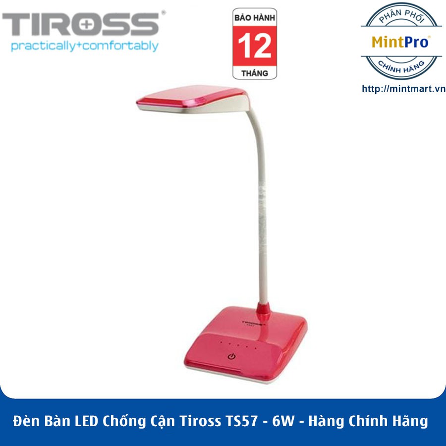 Đèn Bàn LED Chống Cận Tiross TS57 (6W) – Hàng Chính Hãng