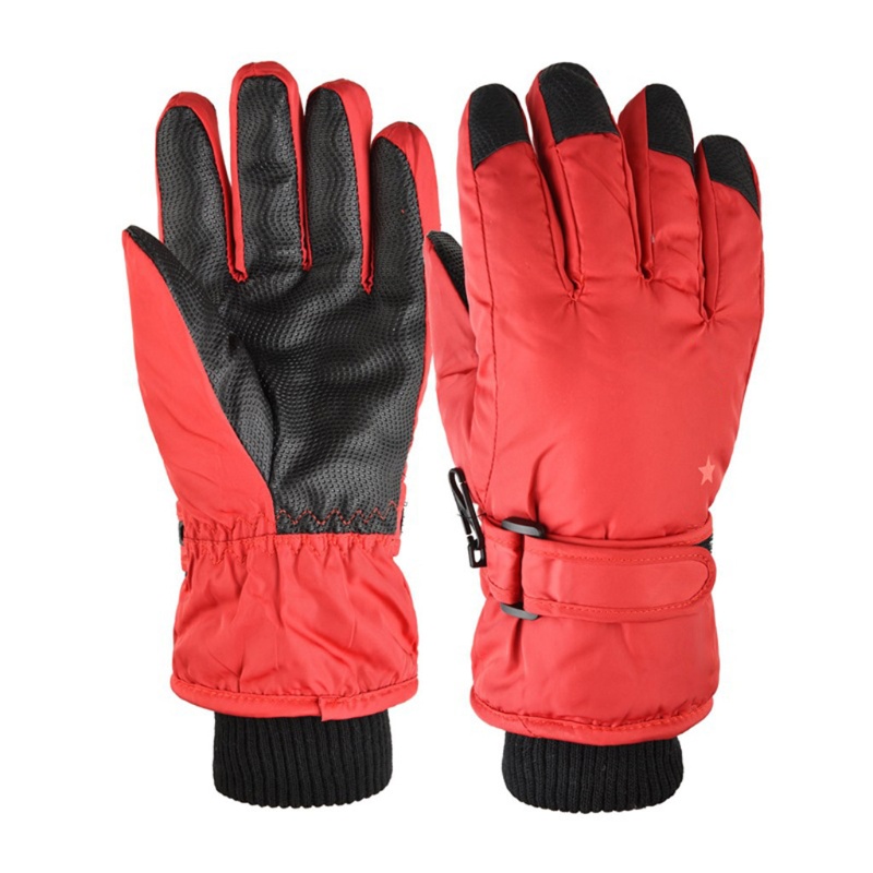 Găng Tay Dày Dặn Chống Gió Chống Thấm Nước Giữ Ấm Cho Bé