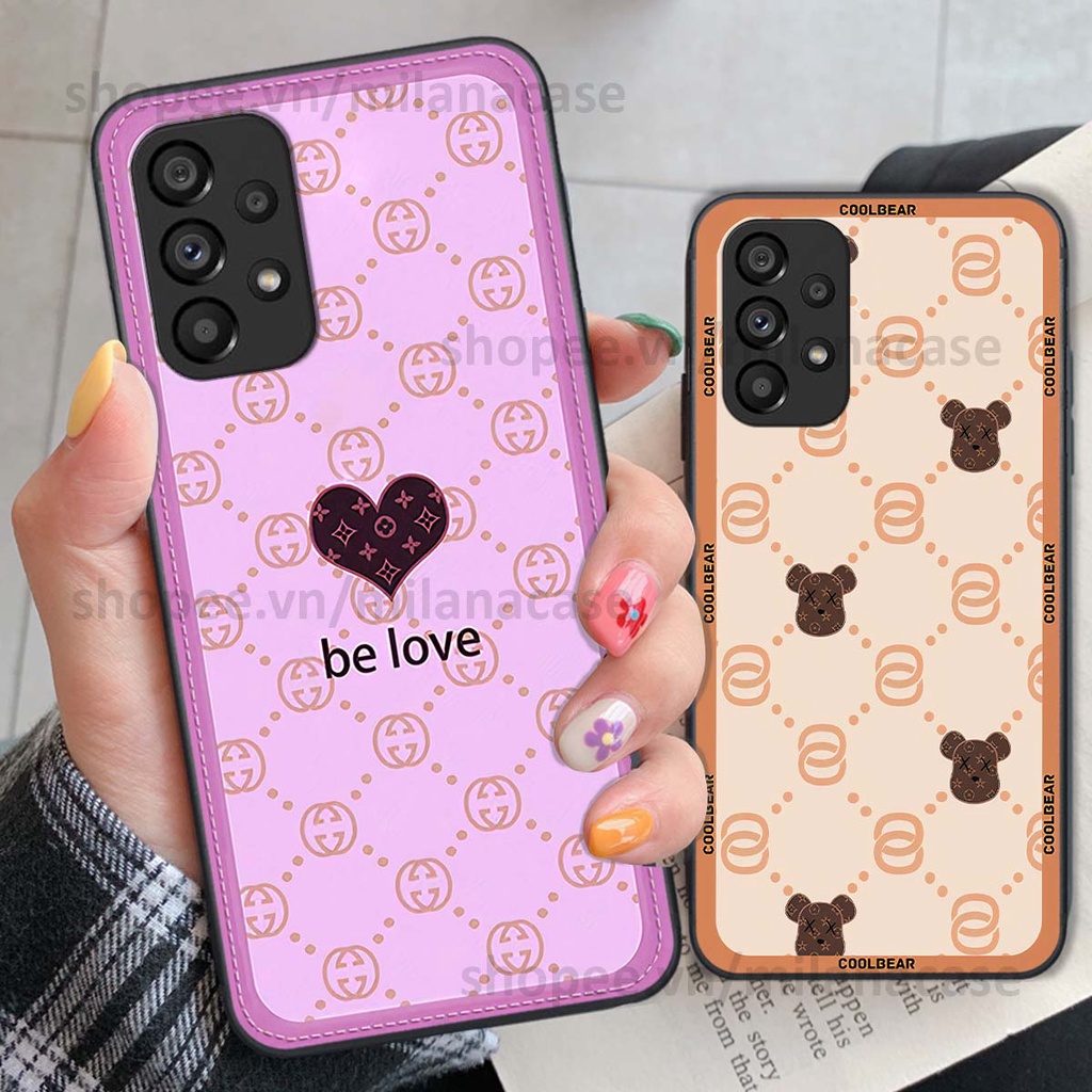 Ốp Samsung A13 / A23 / A53 hình trái tim be love tình yêu siêu đẹp, cá tính, thời trang
