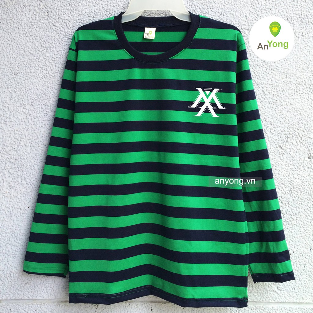 Áo thun Monsta X sọc tay dài