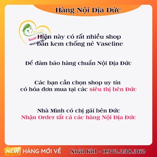 (Đủ bill) Kem chống nẻ dưỡng ẩm Vaseline Đức