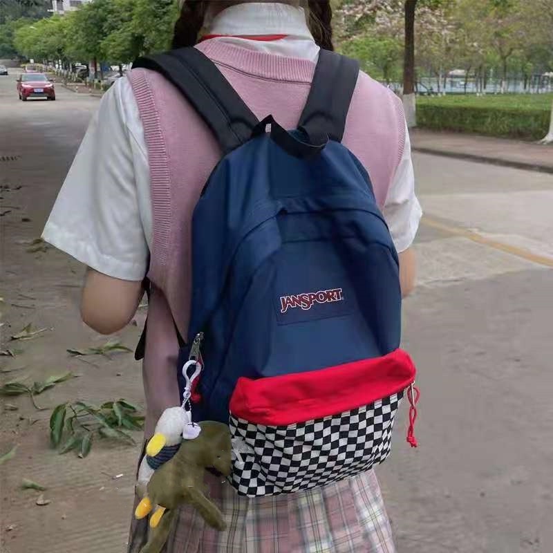 JANSPORT Ba Lô Thể Thao Họa Tiết Da Báo Cá Tính Cho Nữ