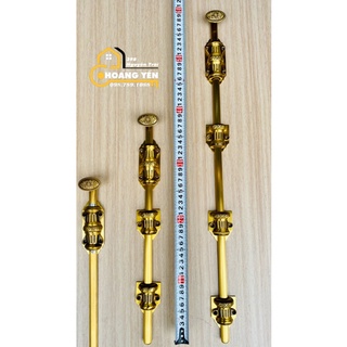 Chốt cổng bằng đồng thau 25/40/ 60/80/100cm, chốt đồng tân cổ điển chính hãng T&D