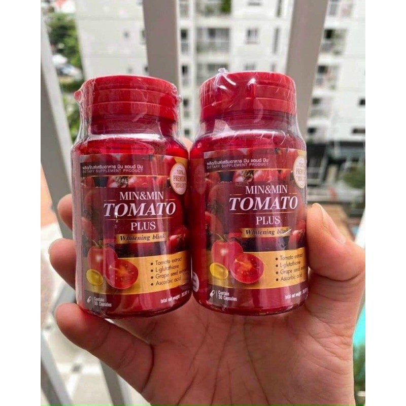 🍅 VIÊN UỐNG TRẮNG DA CÀ CHUA MIN&MIN TOMATO PLUS 🍅