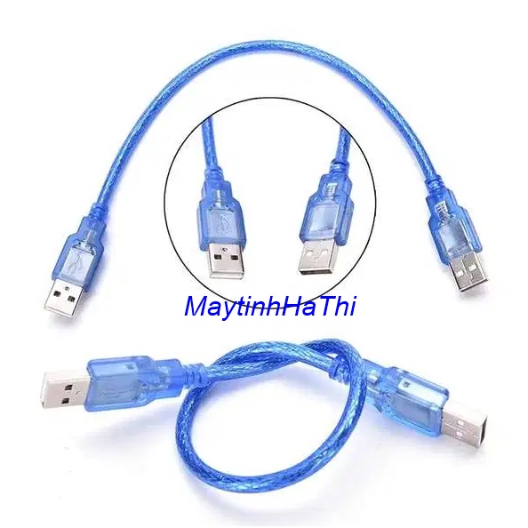 Cáp USB 2 đầu đực dài 30cm USB 2.0